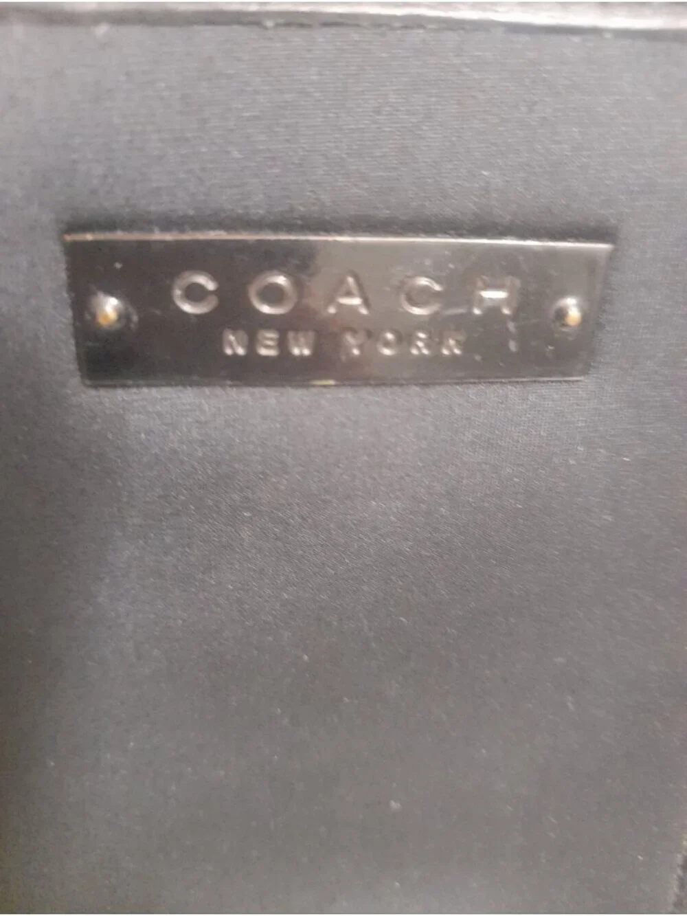 Coach Vintage Backpack Handbag Y2K Neoprene Leather Trim Zip Bag 6215
